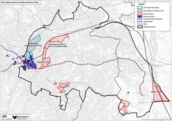 Map of the Coalition 4 Impact area