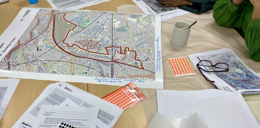 Illustrative map of social and economic assets across East Birmingham highlighting key quarters and neighbourhoods.